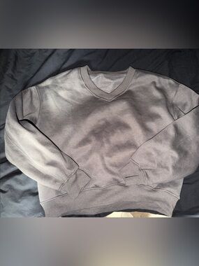Classic Crewneck Sweatshirt in Charcoal Gray